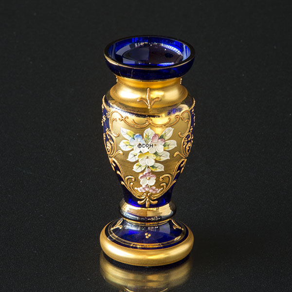 Bømisk Glas vase, vintage