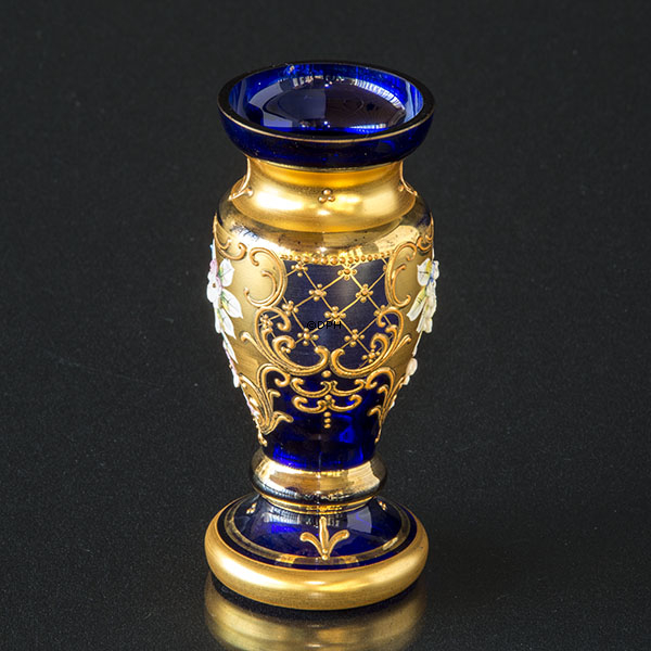 Bømisk Glas vase, vintage