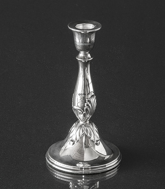 Gammel Svend Toxværd. Sølvlysestage (830)  18 cm