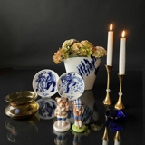 Holmegaard / Royal Copenhagen glass bowl, golden