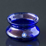 Holmegaard/Royal Copenhagen glas skål, blå