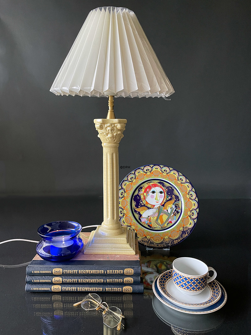 Holmegaard/Royal Copenhagen glas skål, blå