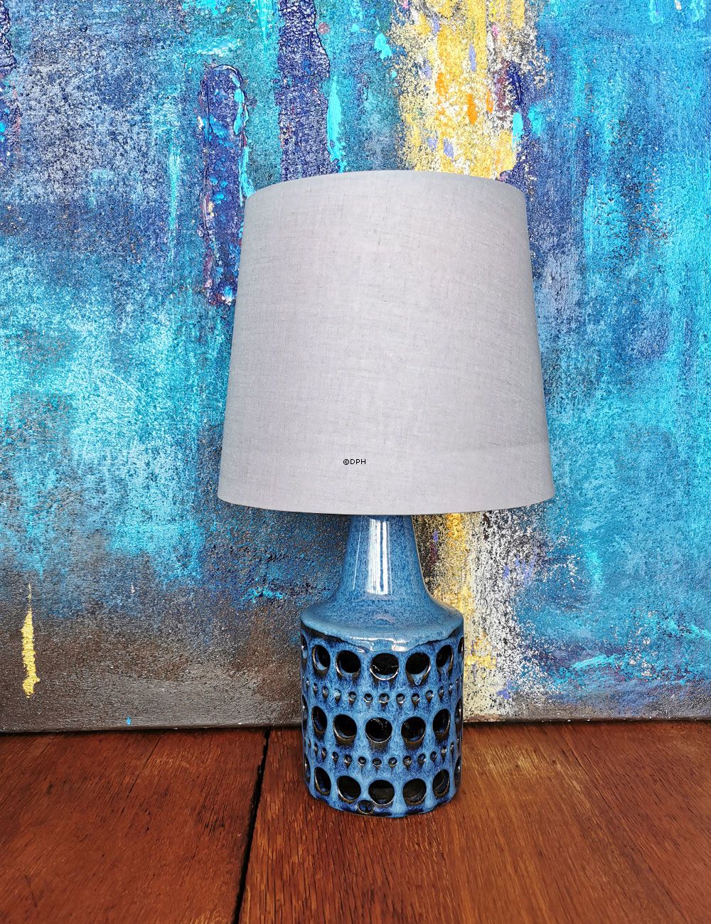 Micheal Andersen bordlampe, blå