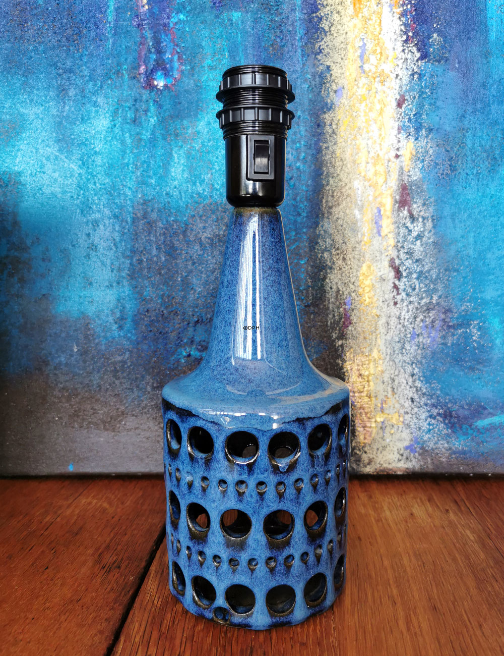 Micheal Andersen bordlampe, blå