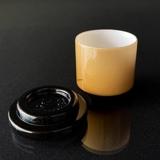 Holmegaard Umbra Palette Senfglas (Beschriftung im Deckel: sennep) Design Michael Bang