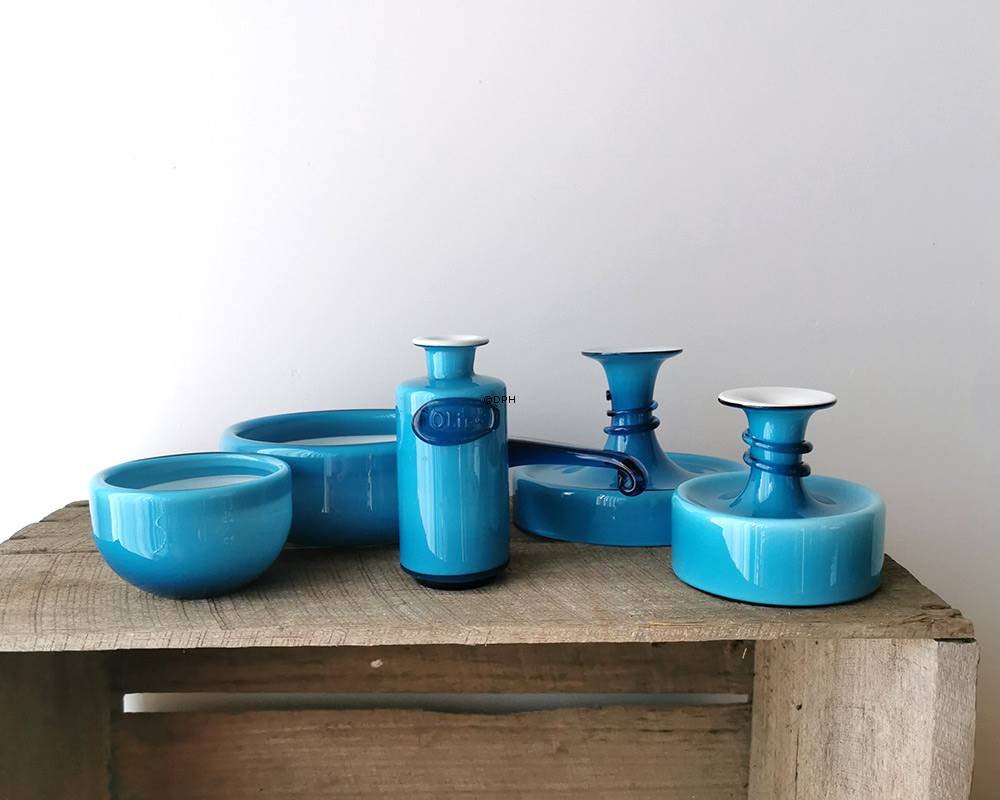 Holmegaard Blå Palet Skål Design Michael Bang