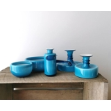 Holmegaard Blue Palette candlestick Design Michael Bang