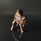 Just Andersen Figure, Standing calf no. 2405 by Gudrun Lauesen, Diskometal