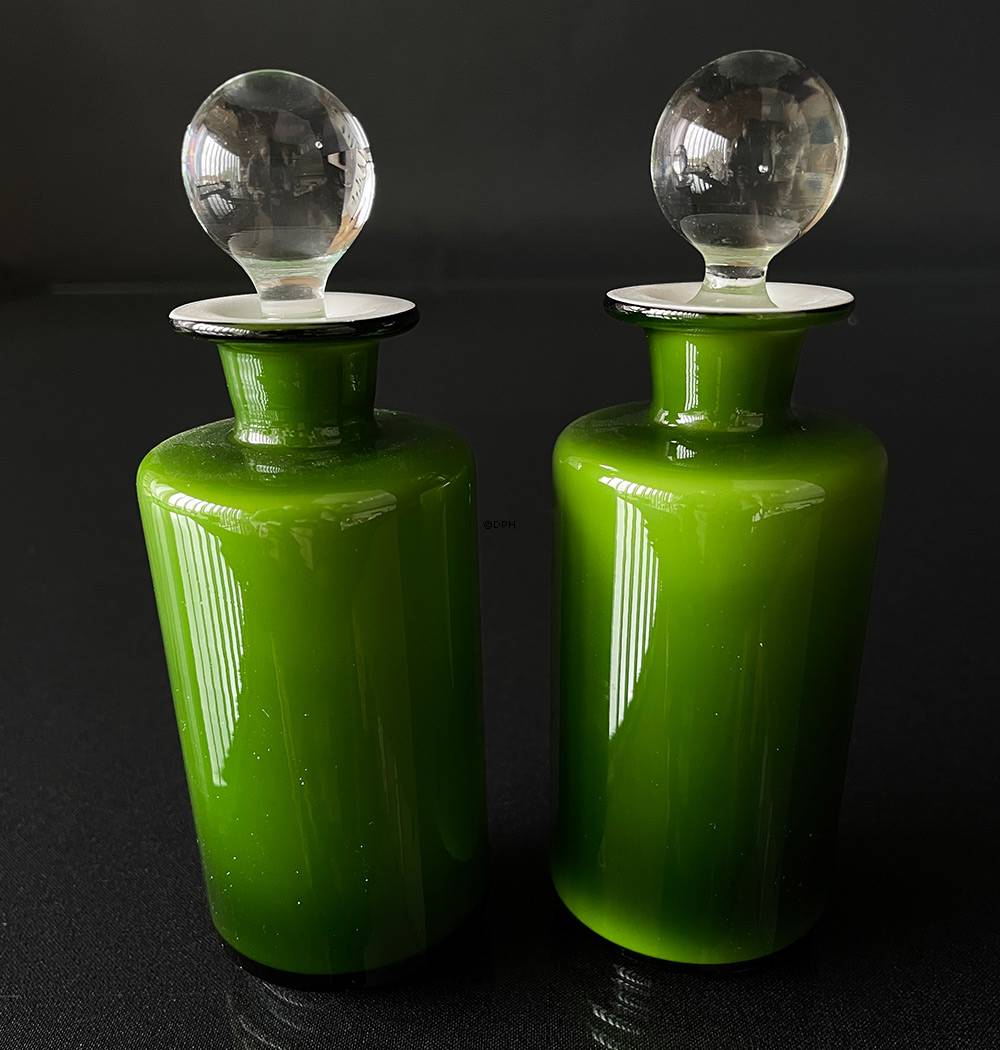 Holmegaard Grøn Palet olie/edike sæt Design Michael Bang