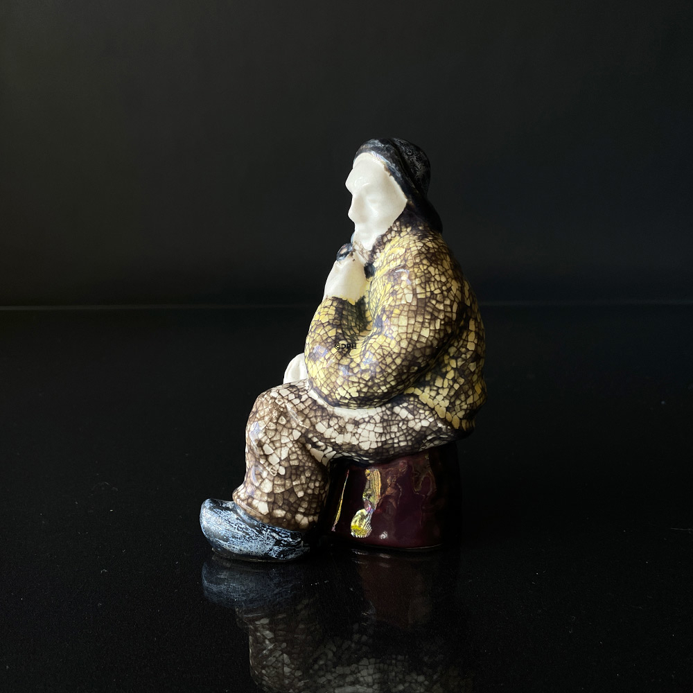 Figur af fisker, keramik, Michael Andersen & Søn nr. 4852-2