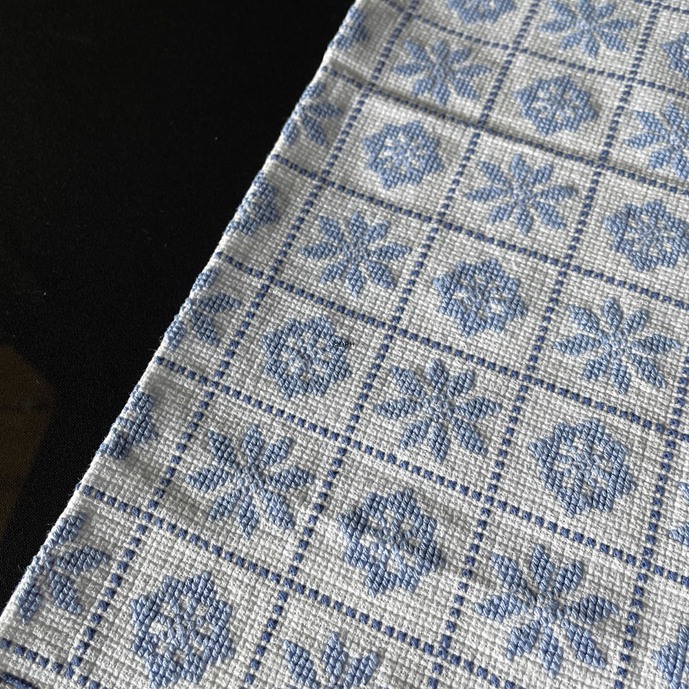 Håndbroderet dug Vintage 220 x100cm Smuk gammel dug (Uden pletter)