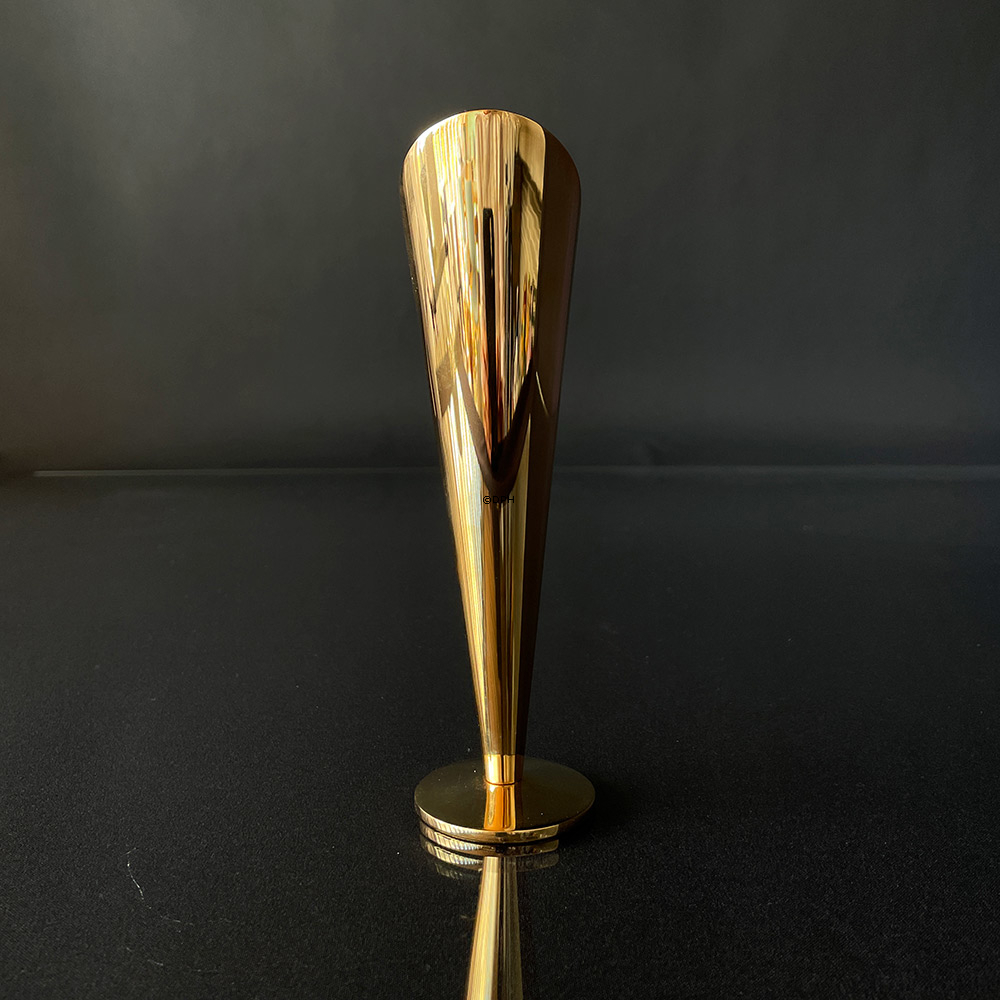 S. M. Design vase 24 karat guldbelægning