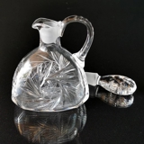 Carafe in Glass with Grindings