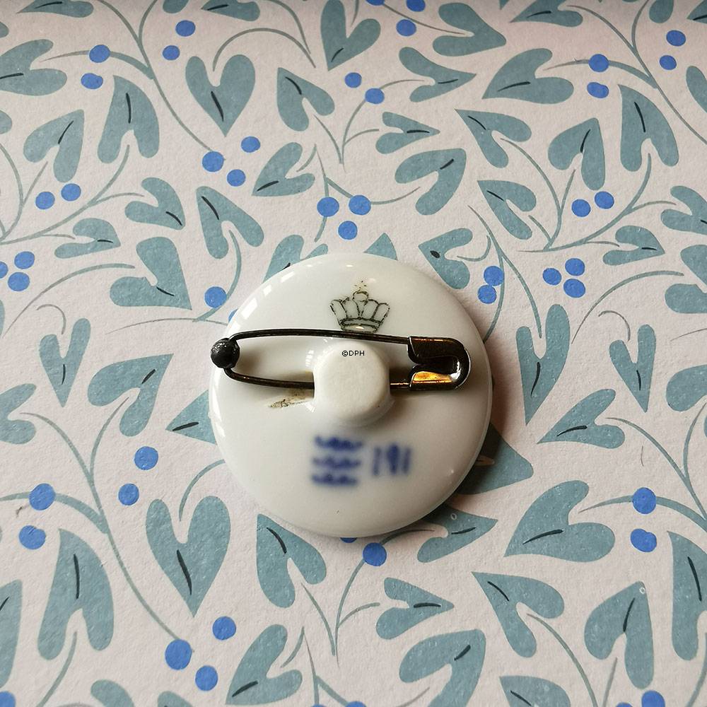 Royal Copenhagen porcelæns broche, JMF 1930