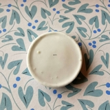 Royal Copenhagen porcelæns knap, uden motiv