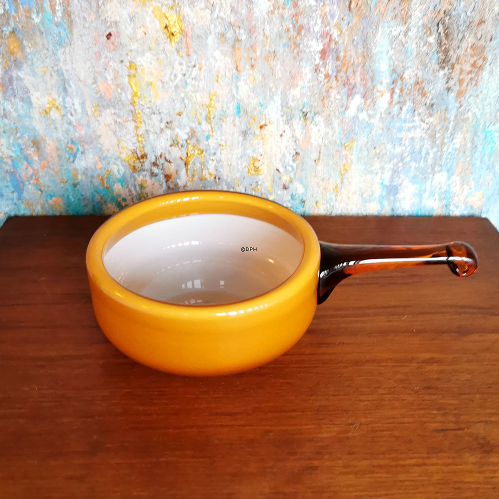 Holmegaard Karamel Palet Skål med hank (mellem), Design Michael Bang