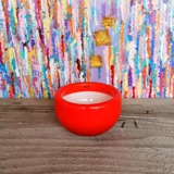 Holmegaard Red Palette Bowl, mini, Design Michael Bang