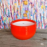 Holmegaard Red Palette Bowl, medium, Design Michael Bang