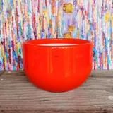 Holmegaard Red Palette Bowl, large, Design Michael Bang