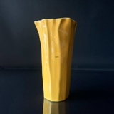 Ole Kortzau, yellow Natura Vase, Royal Copenhagen