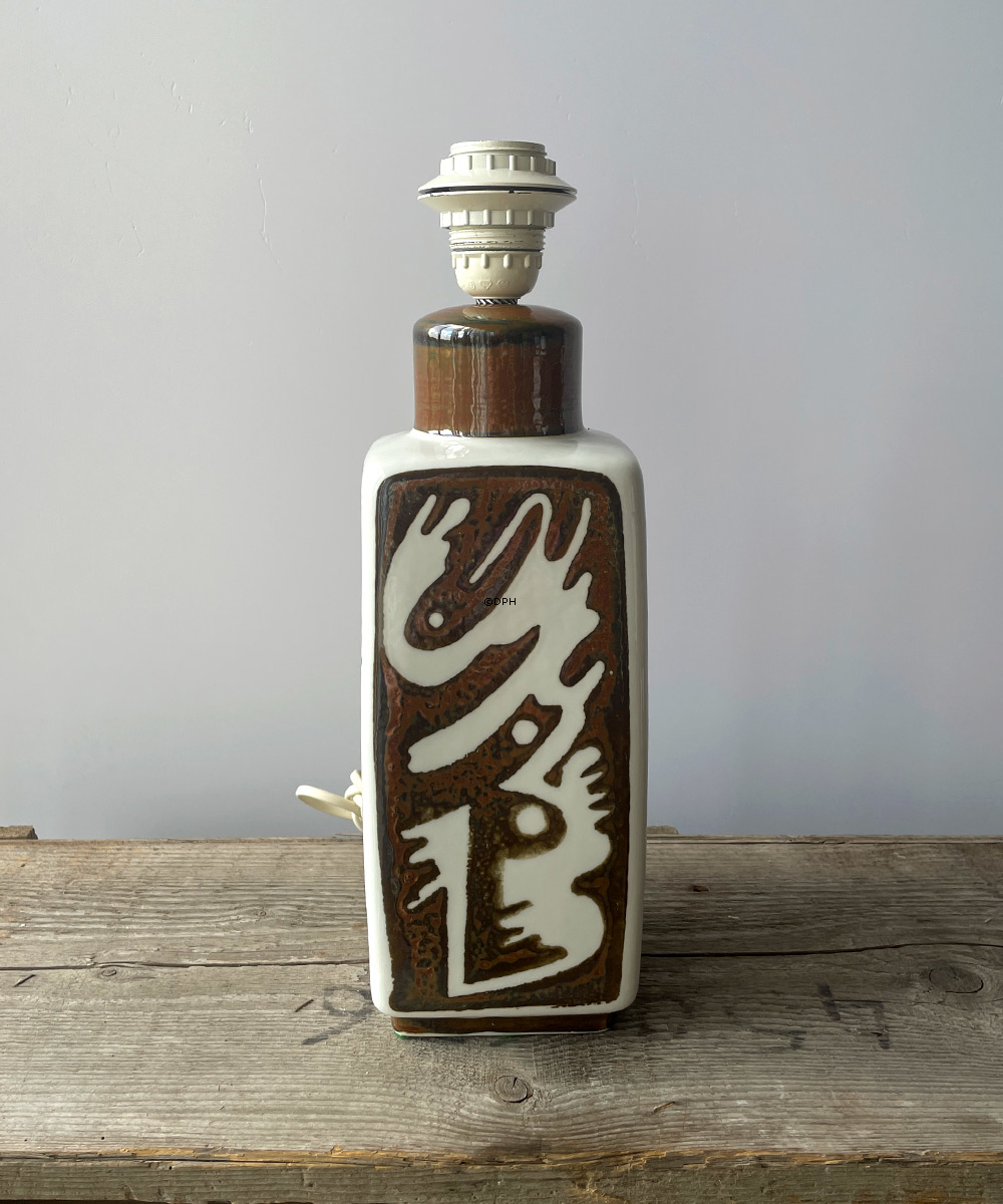 Rørstrand retro bordlampe Orient nr. 8451, Sverige, Designet af Carl Harry Stalhane