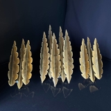 Holm Sørensen Vintage Væglamper sæt af 3 stk. (2 stk. design 5193 - 3 blade) og (1 stk. design 5195 -5 blade)