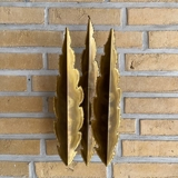Holm Sørensen Vintage Væglamper sæt af 3 stk. (2 stk. design 5193 - 3 blade) og (1 stk. design 5195 -5 blade)