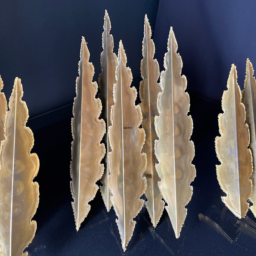 Holm Sørensen Vintage Væglamper sæt af 3 stk. (2 stk. design 5193 - 3 blade) og (1 stk. design 5195 -5 blade)