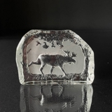 Mats Jonasson Wildlife glasskulptur af rensdyr