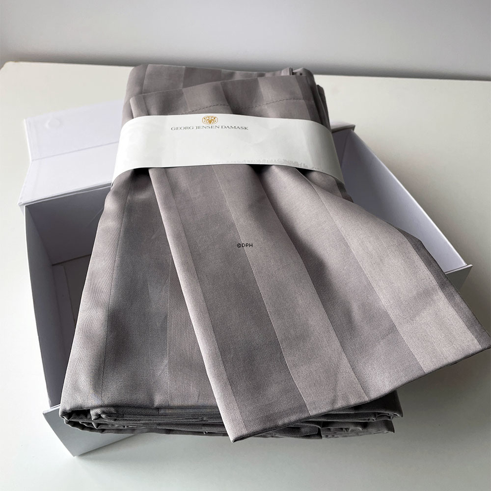 Georg Jensen Damask sengetøj, Vertical, Grå, 140x200, 2 sæt