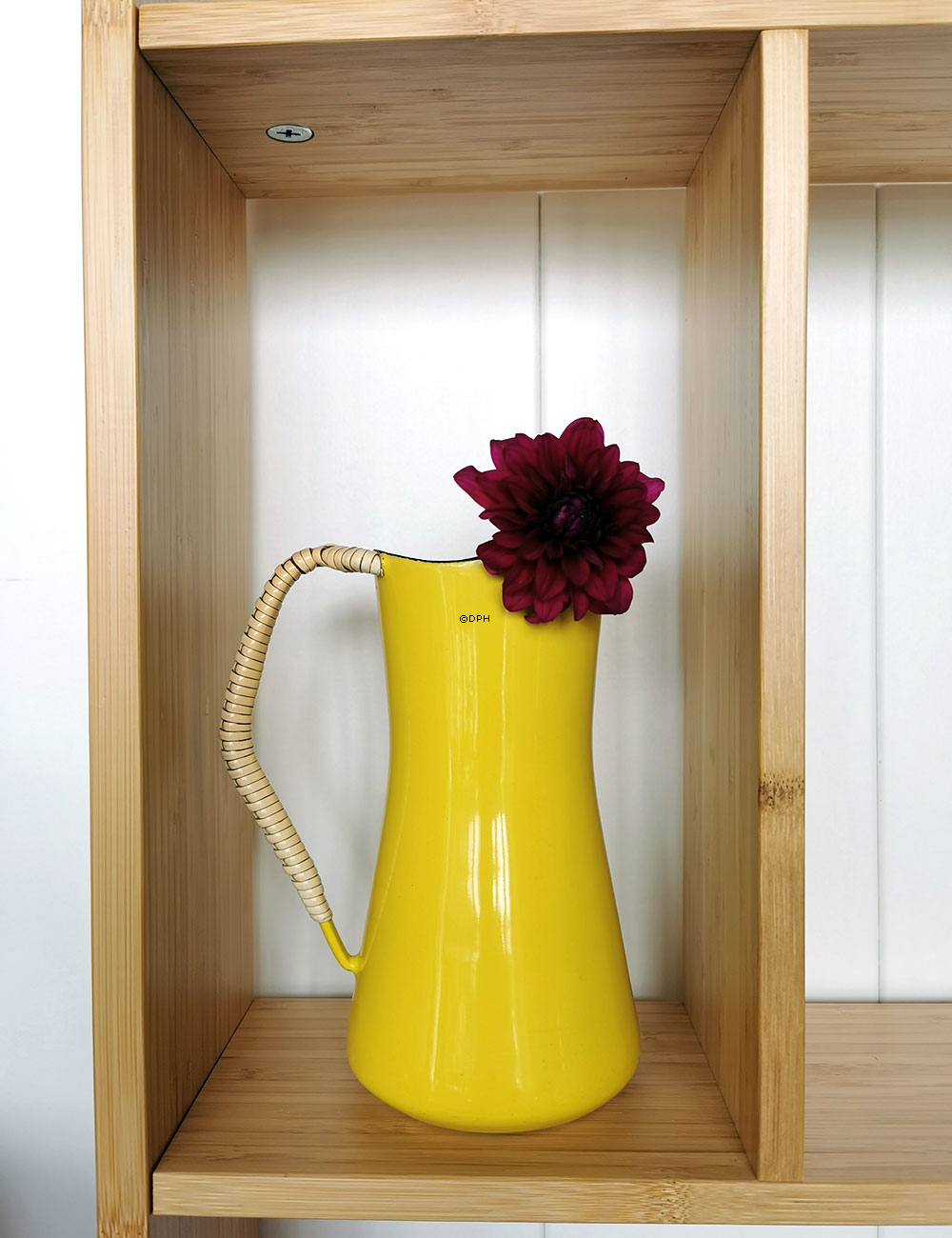 Quistgaard emaljekande, gul