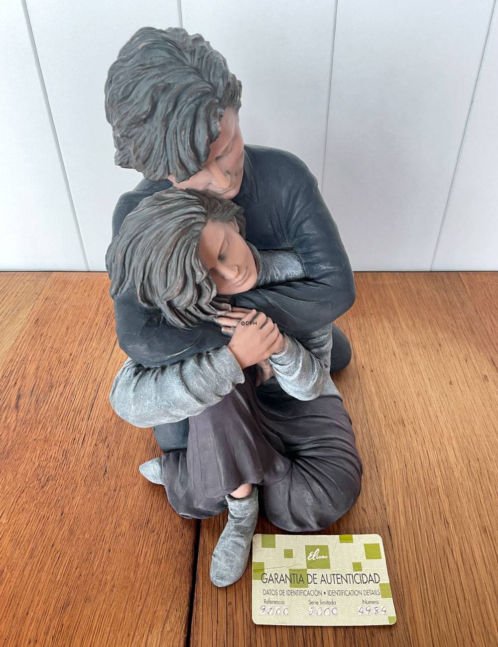 Elisa (spansk) figur model ref 9200 "Elskende" serienr. 4984 af 5000 "Romantiske Øjeblikke"