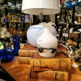 Holmegaard vase med flerfarvet dekoration, 16 cm
