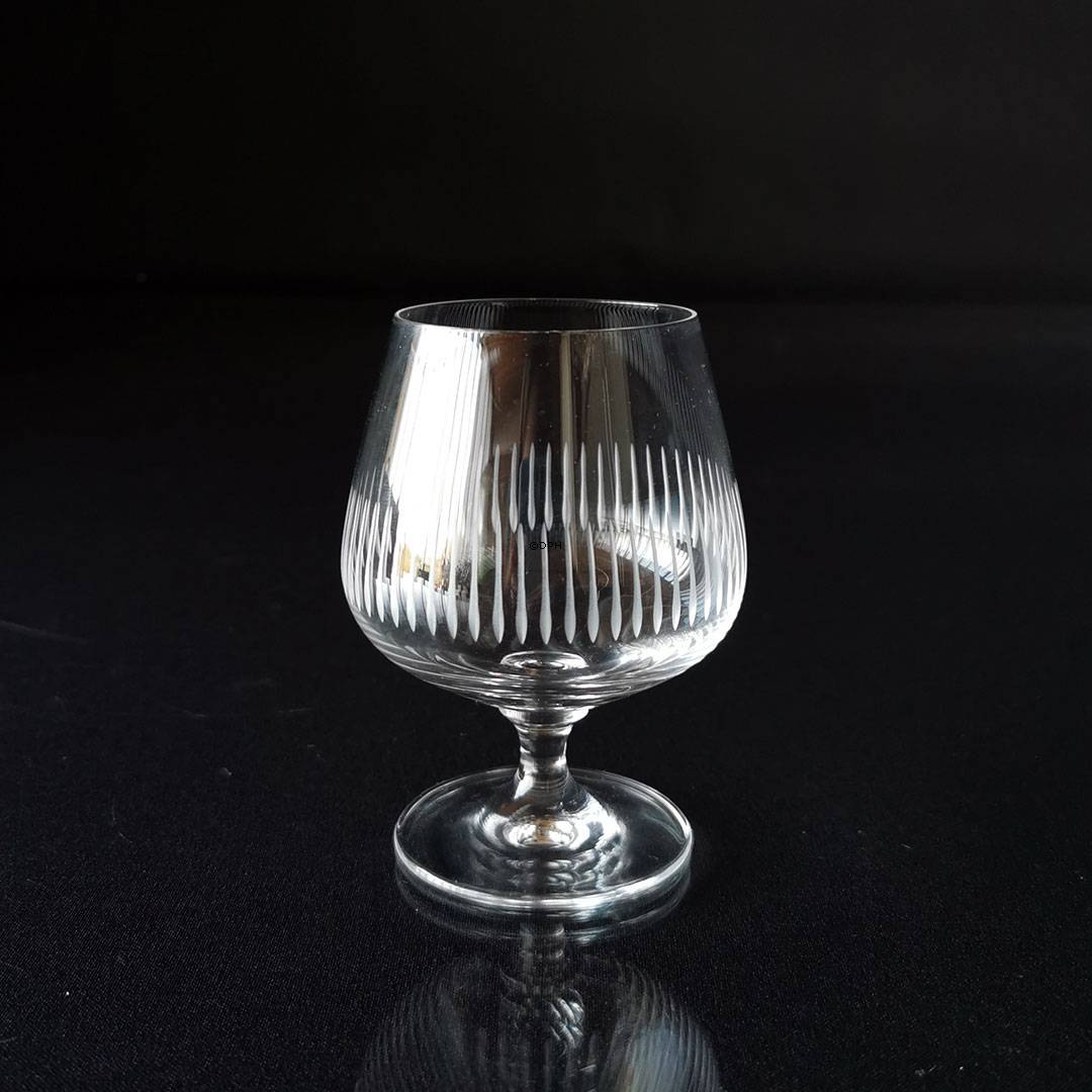 Cognac glas med slibninger