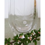 Glas vase med slibninger