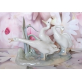 Lladro gåsegruppe, figur af gæs nr. 4549