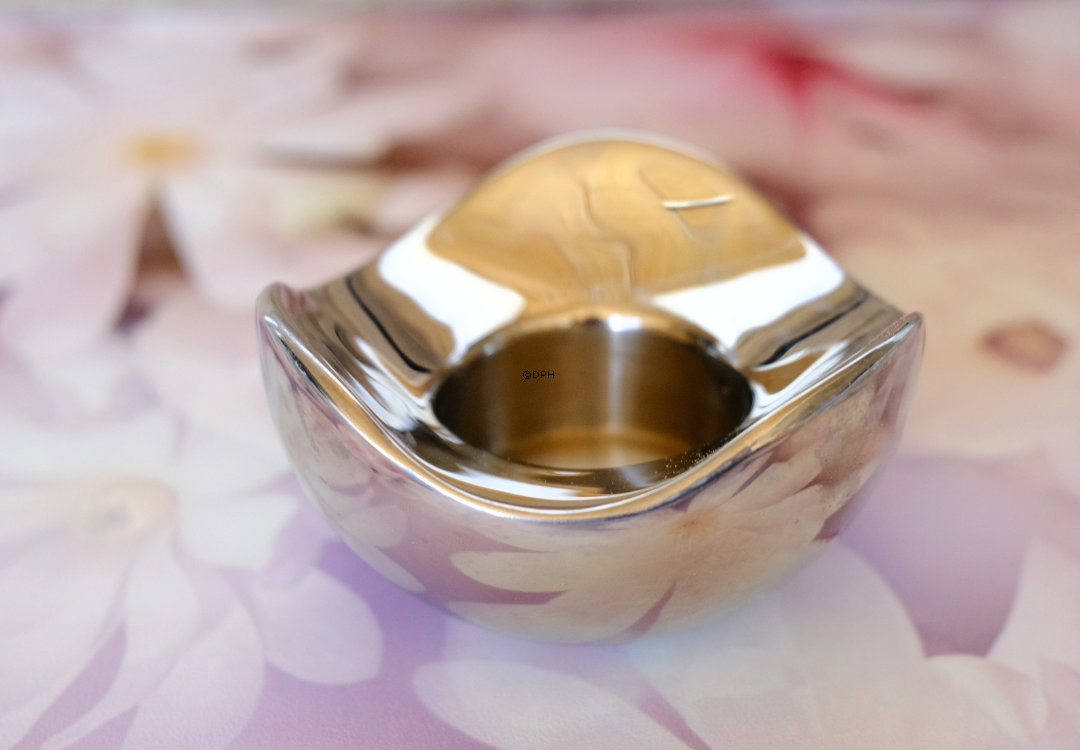 Georg Jensen Bloom Botanica fyrfadsstage, sølvfarvet