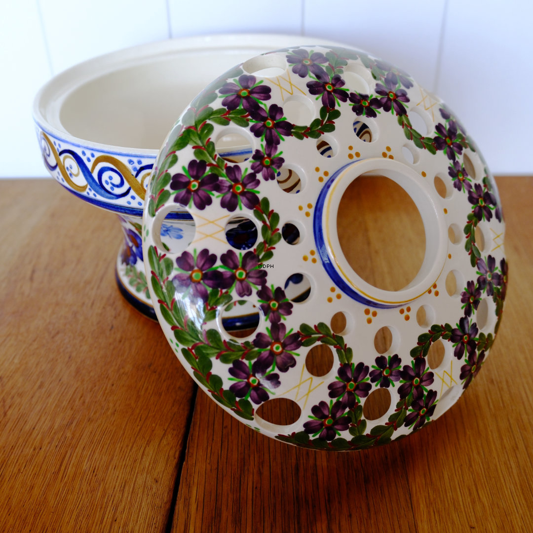 Aluminia Blomsterdekorationsskål / Jardiniere nr. 260