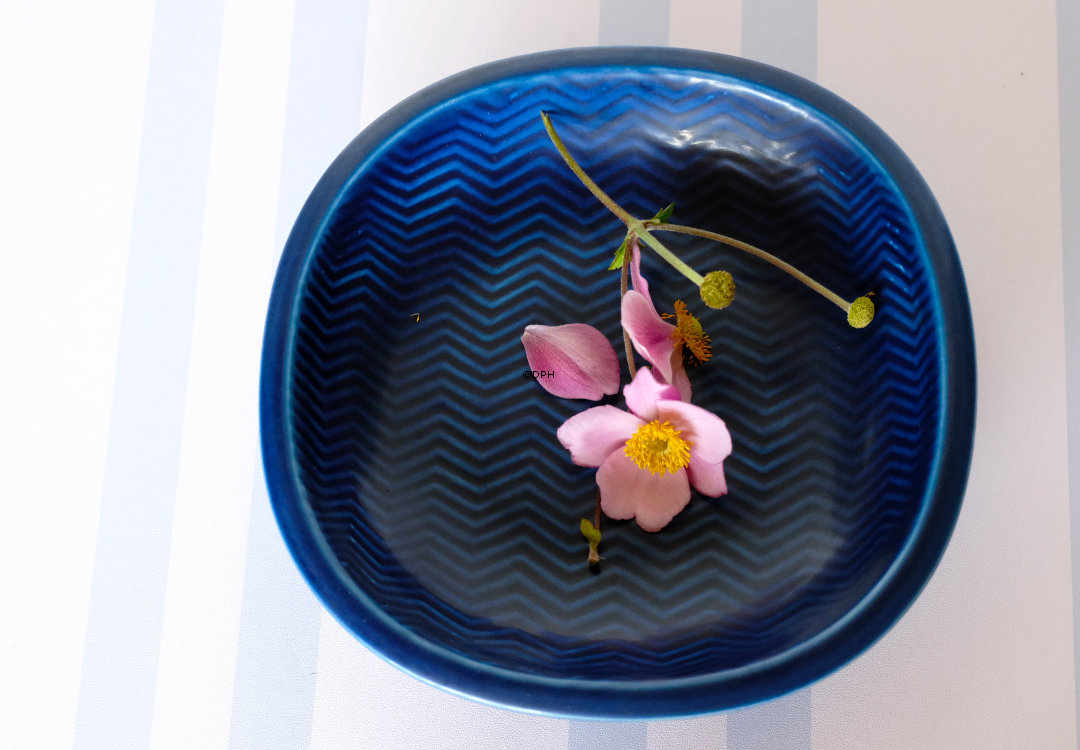 RC / Aluminia blå Marselis fad/skål nr. 2635