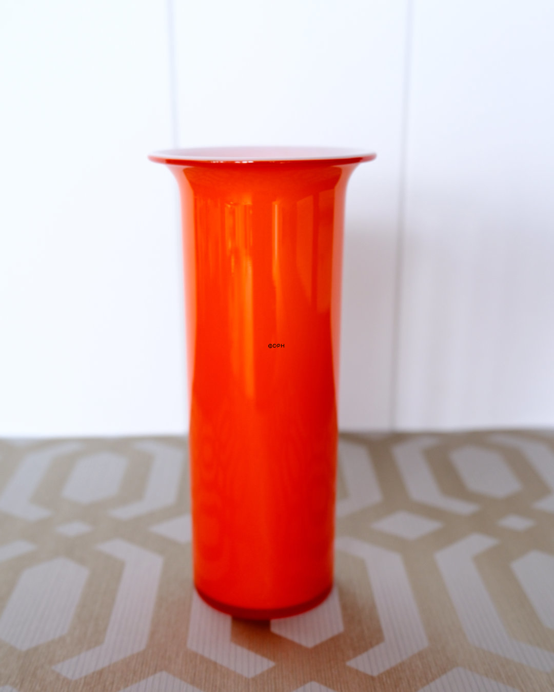 Holmegaard Orange Palet/Regnbue vase, Design Michael Bang