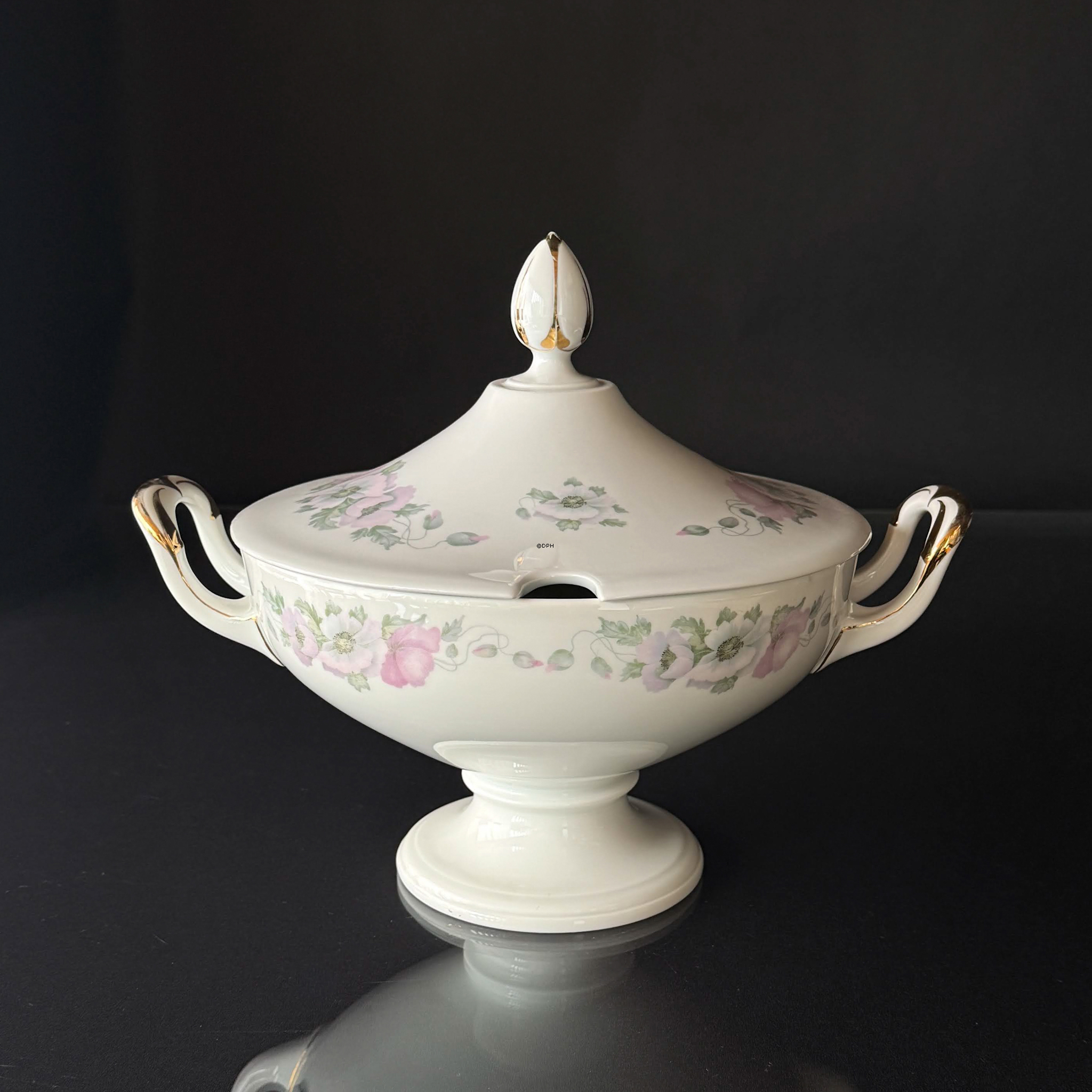 Rosenthal Josephine Terrin med blomster