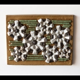 Relief with Flowers, Michael Andersen & Son Stoneware No. 6320