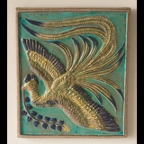 Relief with Peacock, Knabstrup Stoneware