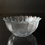 Holmegaard SW bowl, Clear glass, 19 cm