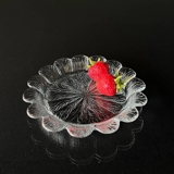 Holmegaard SW pickle dish, Clear glass, 19 cm