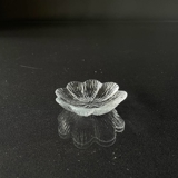 Holmegaard SW small saucer or butter dish, clear glass, 9 cm