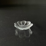 Holmegaard SW lille asiet eller smørskål, klar glas, 11 cm