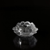 Holmegaard Åkande lysestage, Klar glas, 10 cm