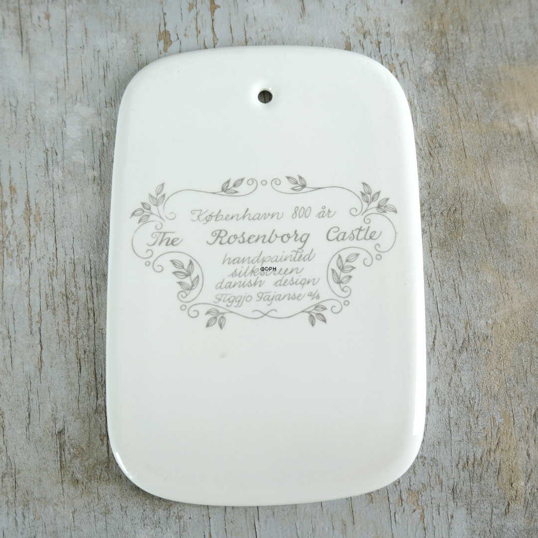 Figgjo Fajance platter i anledning af København 800 år, sæt af 6 stk.