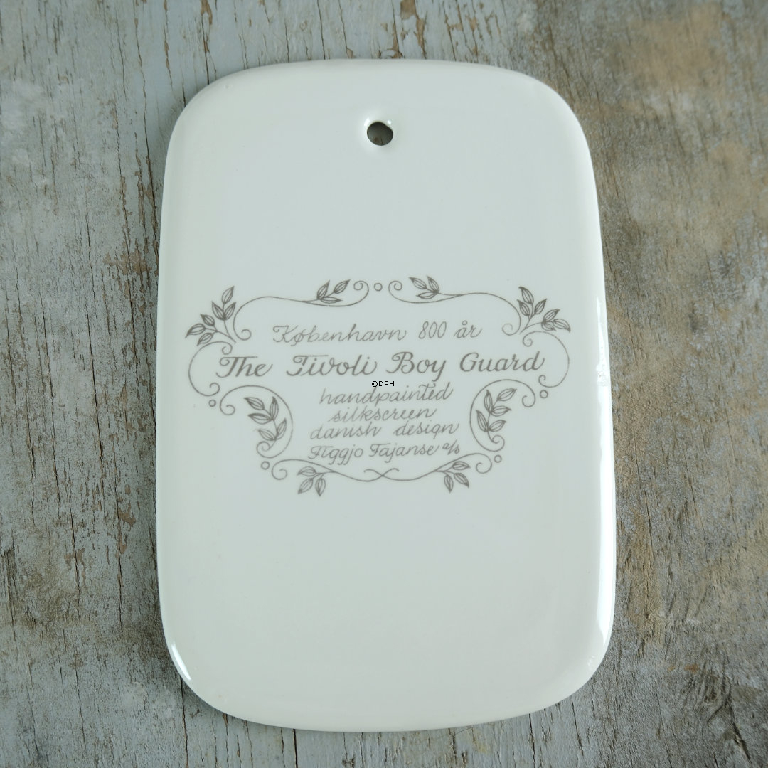 Figgjo Fajance platter i anledning af København 800 år, sæt af 6 stk.